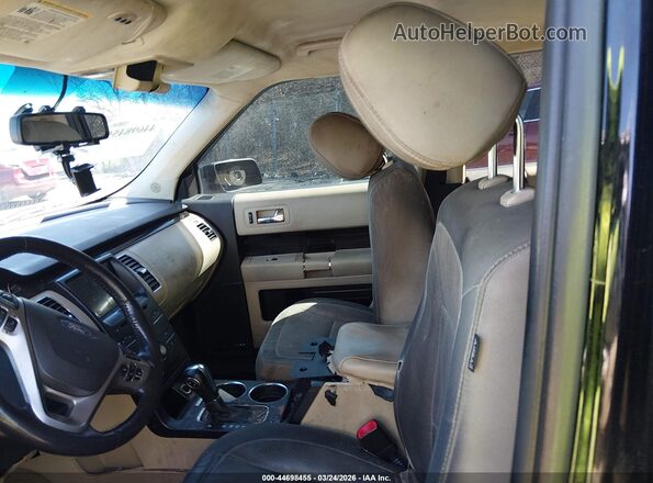 2FMGK5C8XGBA21630 2016 FORD FLEX Черный Вид салона спереди