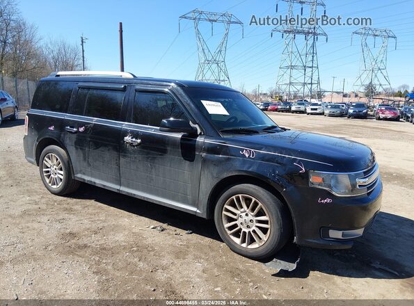2FMGK5C8XGBA21630 2016 FORD FLEX Черный Передняя правая четверть