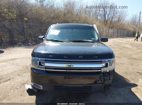 2FMGK5C8XGBA21630 2016 FORD FLEX Черный Вид задней части салона