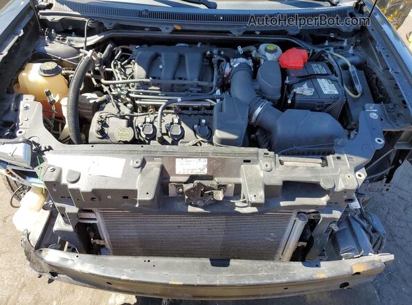 2FMGK5C8XKBA00379 2019 FORD FLEX Gray Vista del compartimento del motor