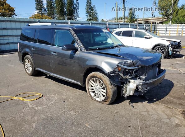 2FMGK5C8XKBA00379 2019 FORD FLEX Gray Delantero derecho