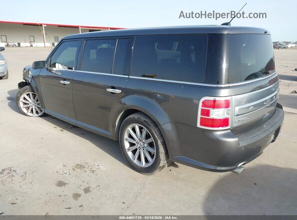2FMGK5D80JBA07161 2018 FORD FLEX Серый Задняя левая четверть