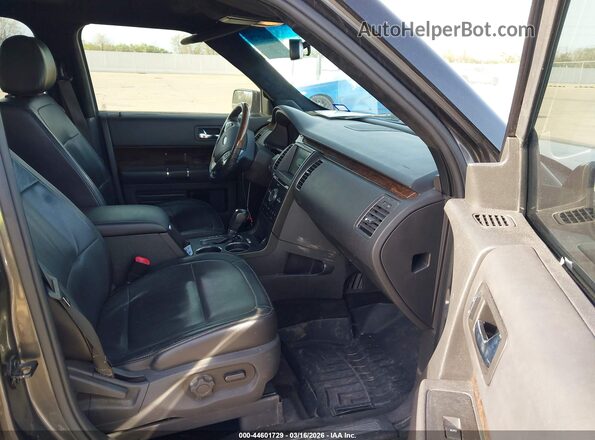 2FMGK5D80JBA07161 2018 FORD FLEX Серый Вид салона спереди