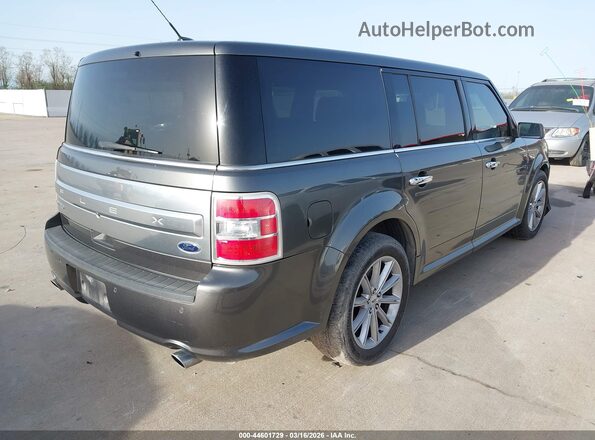 2FMGK5D80JBA07161 2018 FORD FLEX Серый Задняя правая четверть