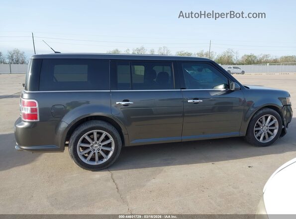 2FMGK5D80JBA07161 2018 FORD FLEX Серый Вид задней части салона
