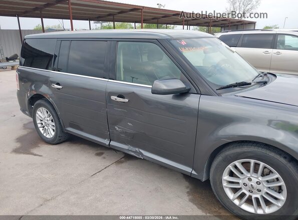 2FMGK5D80KBA08151 2019 FORD FLEX Gray Widok z przodu