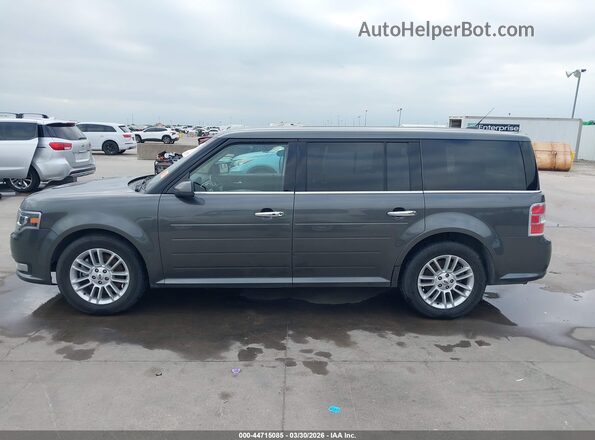 2FMGK5D80KBA08151 2019 FORD FLEX Gray Widok wnętrza 360 stopni