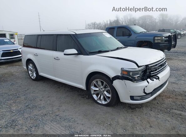 2FMGK5D81GBA09719 2016 FORD FLEX Белый Передняя правая четверть