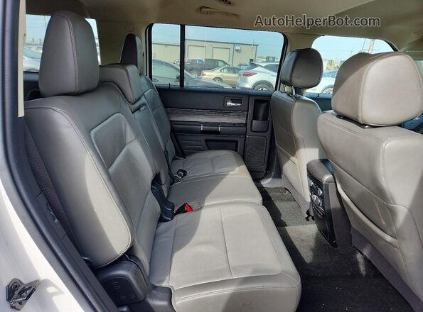 2FMGK5D85JBA14770 2018 FORD FLEX Белый Вид задних сидений