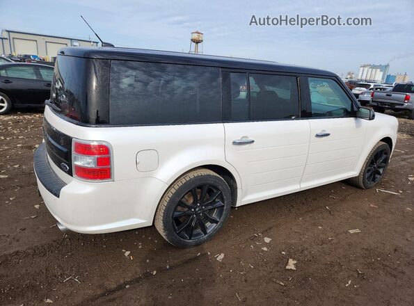2FMGK5D85JBA14770 2018 FORD FLEX Белый Задняя правая четверть