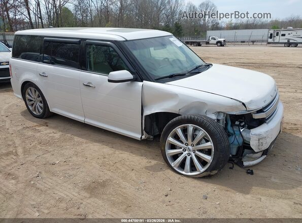 2FMGK5D86JBA05544 2018 FORD FLEX Белый Передняя правая четверть