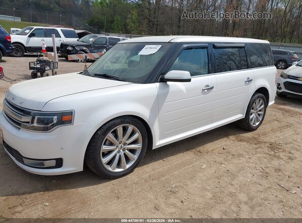2FMGK5D86JBA05544 2018 FORD FLEX Белый Передняя левая четверть