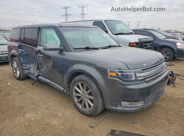 2FMGK5D87KBA14545 2019 FORD FLEX Черный Передняя правая четверть