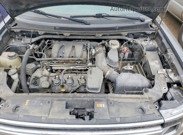 2FMGK5D87KBA14545 2019 FORD FLEX Черный Вид подкапотного пространства
