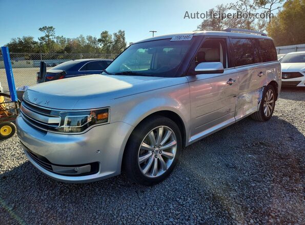 2FMGK5D8XGBA11341 2016 FORD FLEX Серебряный Передняя левая четверть