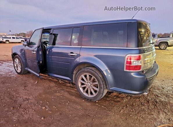 2FMGK5D8XKBA35891 2019 FORD FLEX Blue Задня ліва чверть