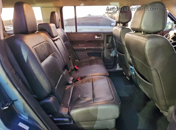 2FMGK5D8XKBA35891 2019 FORD FLEX Blue Вид задніх сидінь