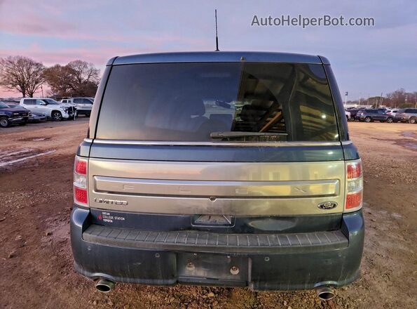 2FMGK5D8XKBA35891 2019 FORD FLEX Blue Вид ззаду