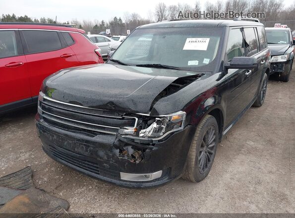 2FMHK6C80HBA05965 2017 FORD FLEX Черный Вид спереди