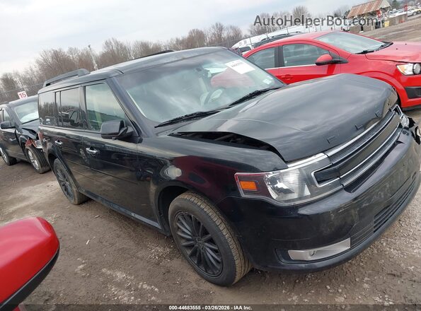2FMHK6C80HBA05965 2017 FORD FLEX Черный Вид задней части салона