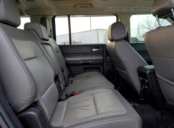2FMHK6C81KBA28971 2019 FORD FLEX Burgundy უკანა სალონის ხედი