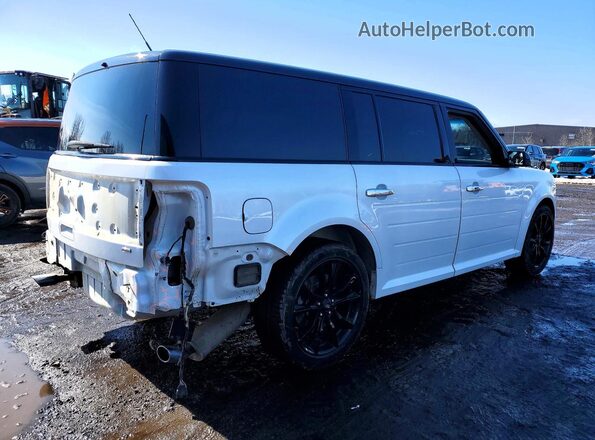 2FMHK6C82KBA22063 2019 FORD FLEX White Tył prawy