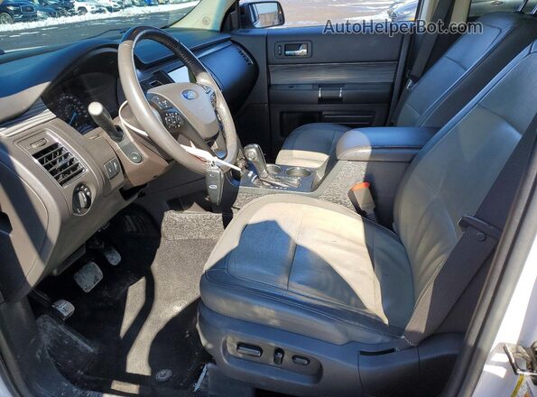 2FMHK6C82KBA22063 2019 FORD FLEX White Widok wnętrza z przodu