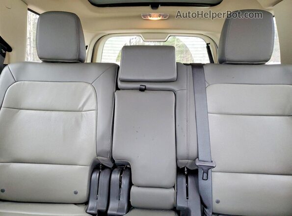 2FMHK6C84HBA01899 2017 FORD FLEX Белый Вид задних сидений