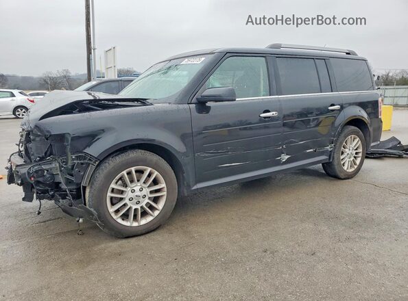 2FMHK6C84KBA21805 2019 FORD FLEX Black Front left