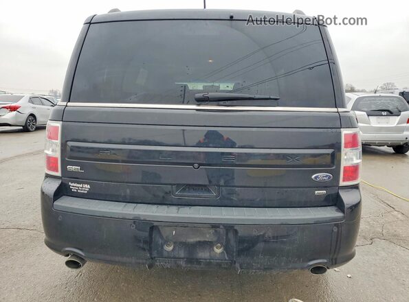 2FMHK6C84KBA21805 2019 FORD FLEX Black Rear view