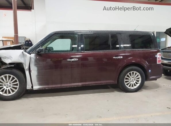 2FMHK6C85KBA24969 2019 FORD FLEX Burgundy Widok wnętrza 360 stopni