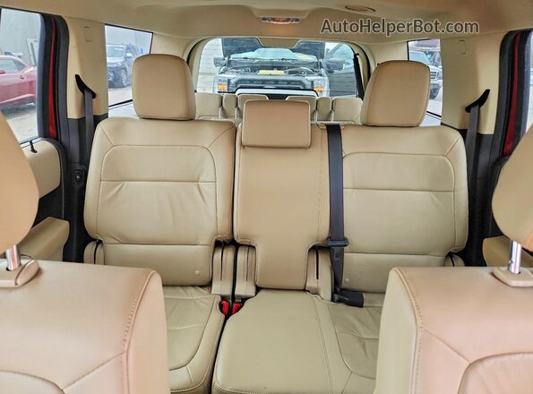 2FMHK6C87GBA12457 2016 FORD FLEX Красный Вид задних сидений