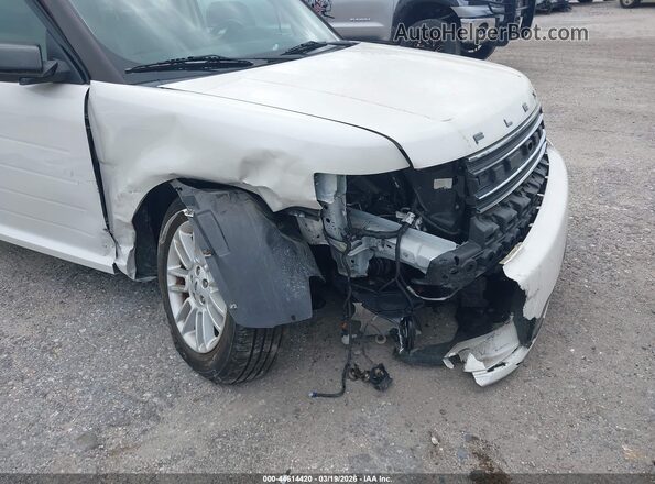 2FMHK6C88GBA04772 2016 FORD FLEX Белый Вид спереди