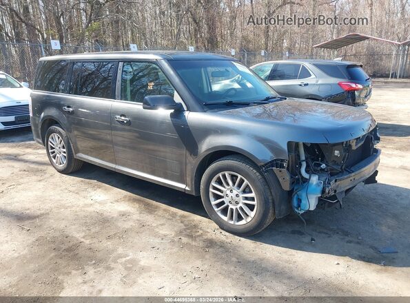 2FMHK6C89KBA25574 2019 FORD FLEX Gray Przód prawy