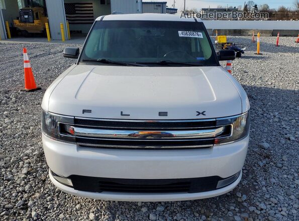 2FMHK6C8XKBA01056 2019 FORD FLEX Белый Вид спереди