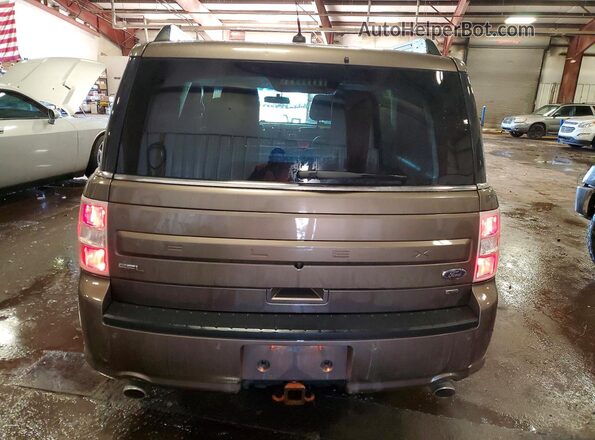 2FMHK6C8XKBA09318 2019 FORD FLEX Tan Widok z tyłu