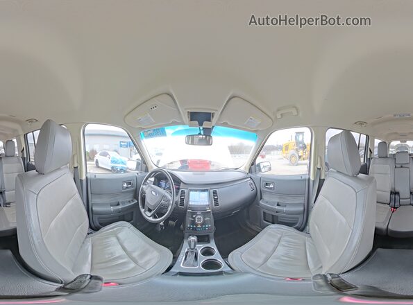 2FMHK6D83GBA08209 2016 FORD FLEX White Widok wnętrza 360 stopni