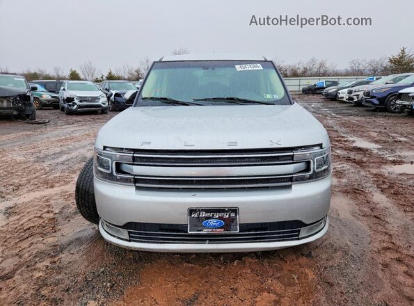 2FMHK6D83KBA23396 2019 FORD FLEX Серебряный Вид спереди