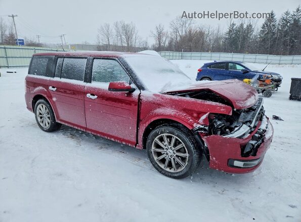 2FMHK6D84KBA24508 2019 FORD FLEX Red Delantero derecho