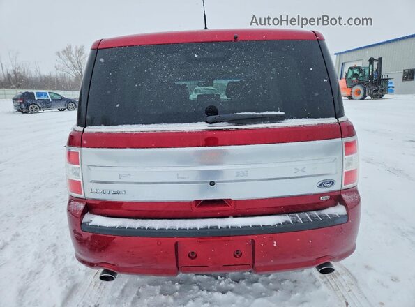 2FMHK6D84KBA24508 2019 FORD FLEX Red Vista trasera