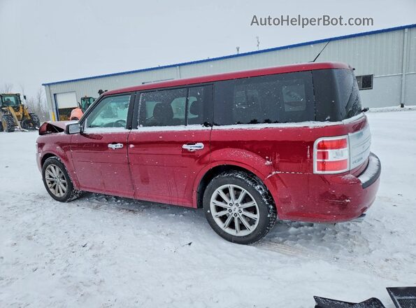 2FMHK6D84KBA24508 2019 FORD FLEX Red Trasero izquierdo