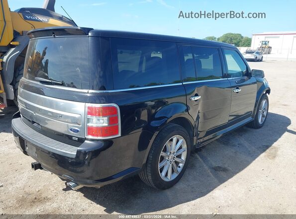 2FMHK6D86KBA06205 2019 FORD FLEX Черный Задняя правая четверть