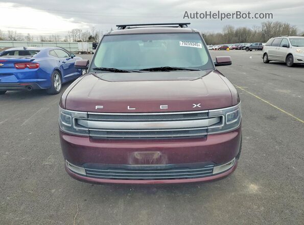 2FMHK6DT1JBA02579 2018 FORD FLEX Черный Вид спереди
