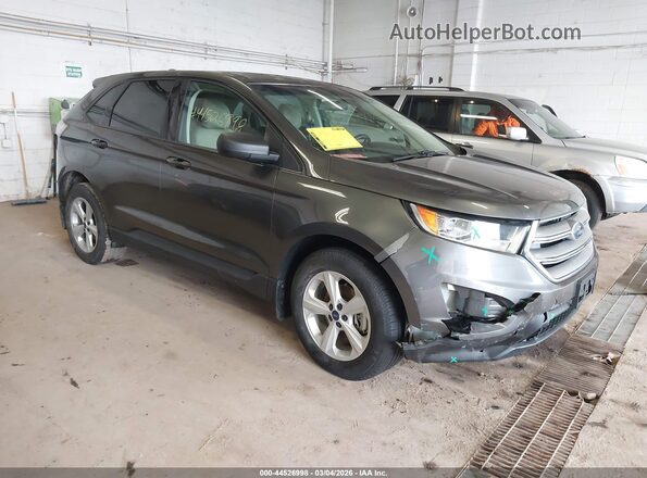 2FMPK3G90HBC16161 2017 FORD EDGE Gray Przód prawy
