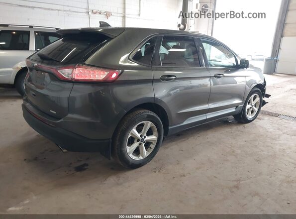 2FMPK3G90HBC16161 2017 FORD EDGE Gray Tył prawy