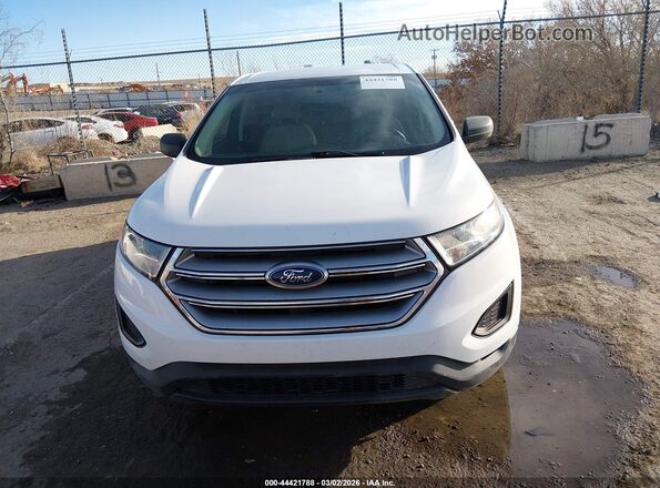 2FMPK3G91JBC07118 2018 FORD EDGE White Вид щитка приладів