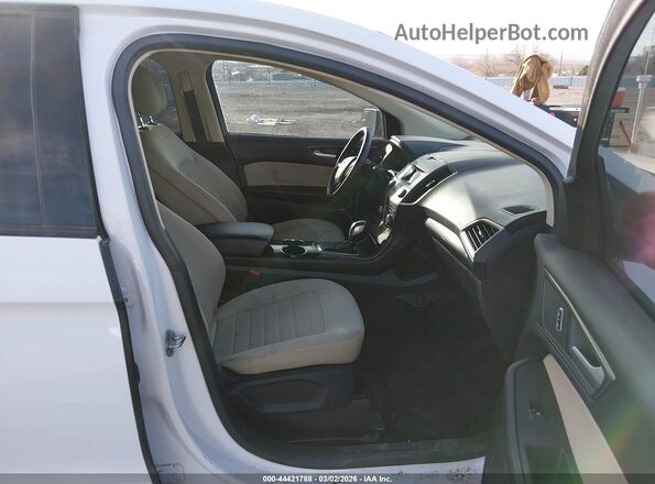2FMPK3G91JBC07118 2018 FORD EDGE White Вид салону спереду