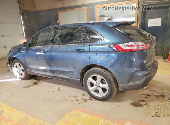 2FMPK3G91KBC19576 2019 FORD EDGE Blue Задня ліва чверть