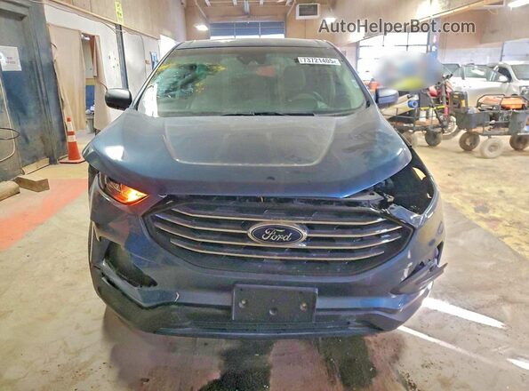 2FMPK3G91KBC19576 2019 FORD EDGE Blue Вид спереду