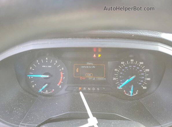 2FMPK3G91LBA34431 2020 FORD EDGE Gray Вид щитка приладів